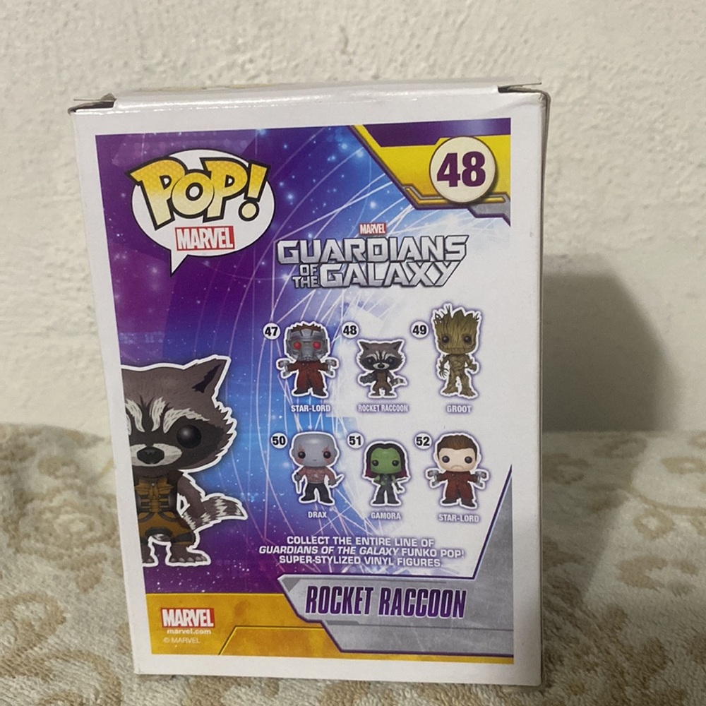 6Pieces=🌎Groot purse/tape zip wallet+Tee L+2 Funko/Groot🔑⛓+1056 pop🚀🦝 - Picture 15 of 17